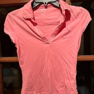 Charming Vintage by Express Mini Polo Shirt.  Small